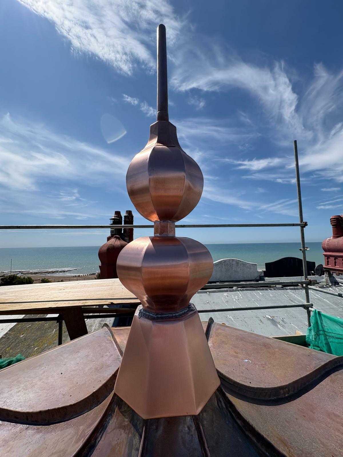 Copper Finial